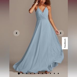 Dusty Blue bridesmaid dress, worn once